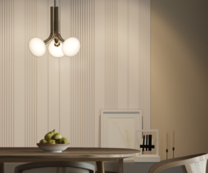 Стеновая панель HI WOOD белая. LV135 NP HI WOOD 120,0мм х 12,0мм х 2,7м.