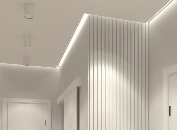 Стеновая панель HI WOOD белая. LV124 NP HI WOOD 120,0мм х 12,0мм х 2,7м.