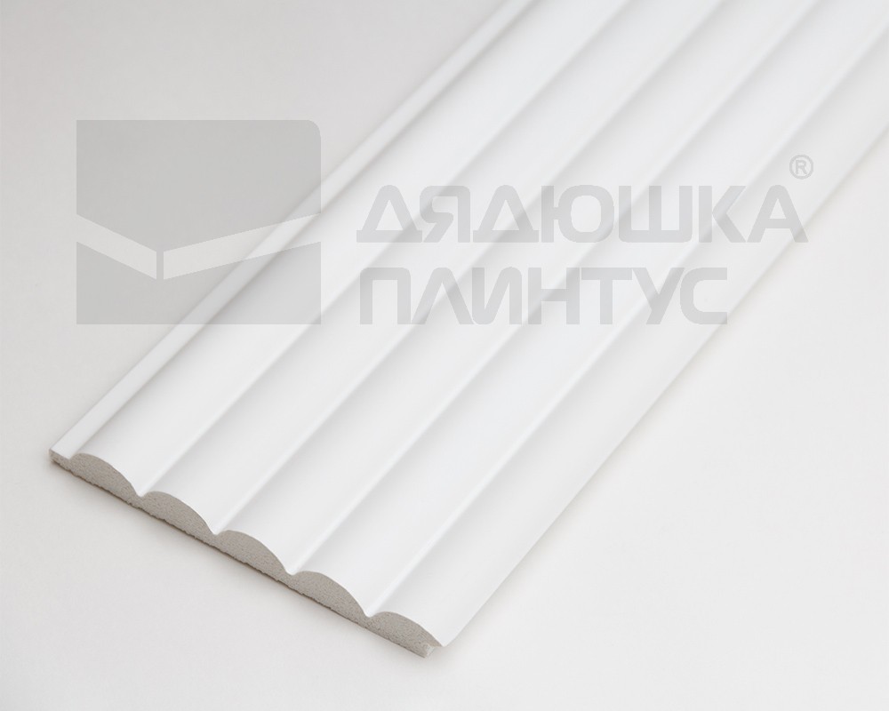 Стеновая панель HI WOOD белая. LV135 NP HI WOOD 120,0мм х 12,0мм х 2,7м.