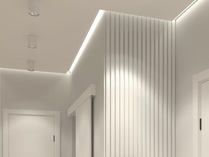 Стеновая панель HI WOOD белая. LV135 NP HI WOOD 120,0мм х 12,0мм х 2,7м.