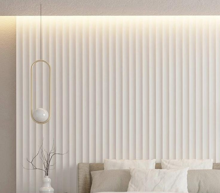 Стеновая панель HI WOOD белая. LV125 NP HI WOOD 120,0мм х 12,0мм х 2,7м.