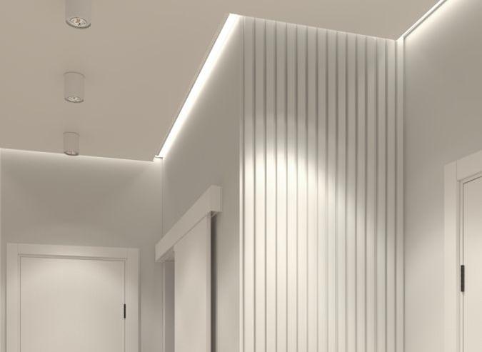 Стеновая панель HI WOOD белая. LV137 NP HI WOOD 120,0мм х 12,0мм х 2,7м.